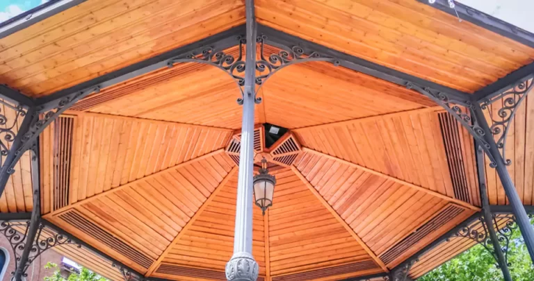 Why do gazebos have holes