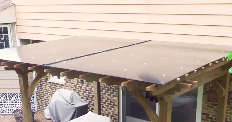 how-to-add-slope-to-pergola-roof